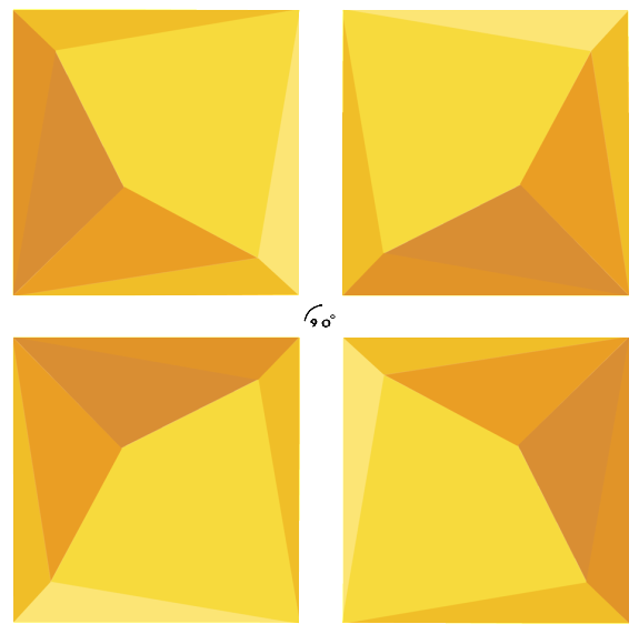 Amarelo x 4