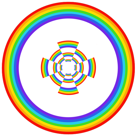 Rainbow Circle #12