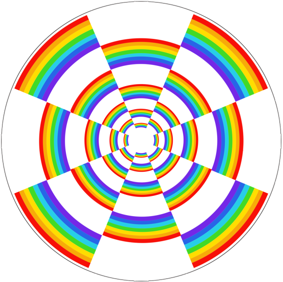 Rainbow Circle #4